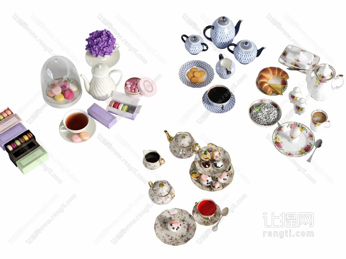 欧式陶瓷餐具组合茶具杯子