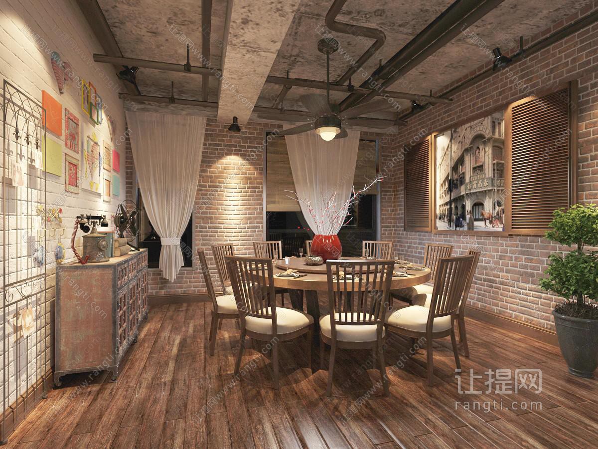 工业风酒店包厢包间