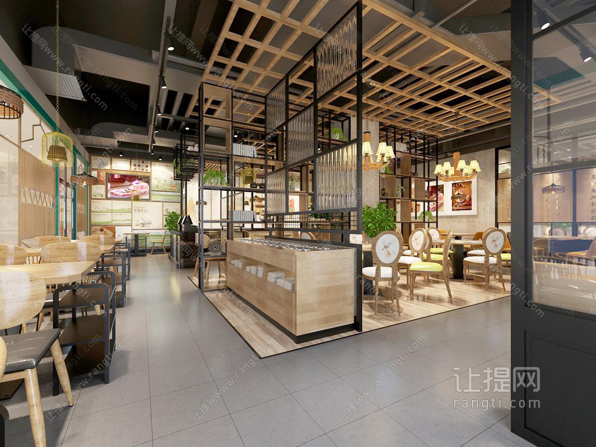 工业风餐馆饭店