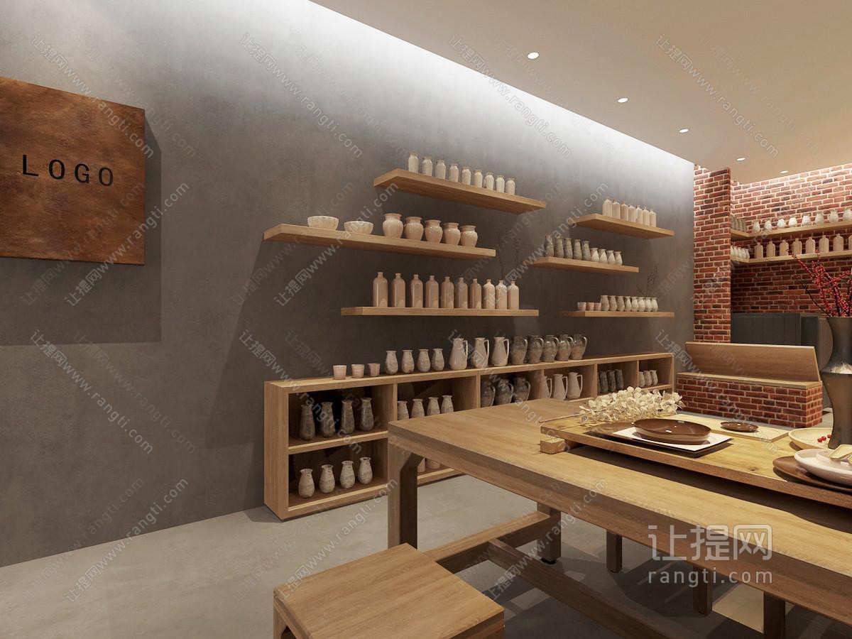 后现代餐馆饭店
