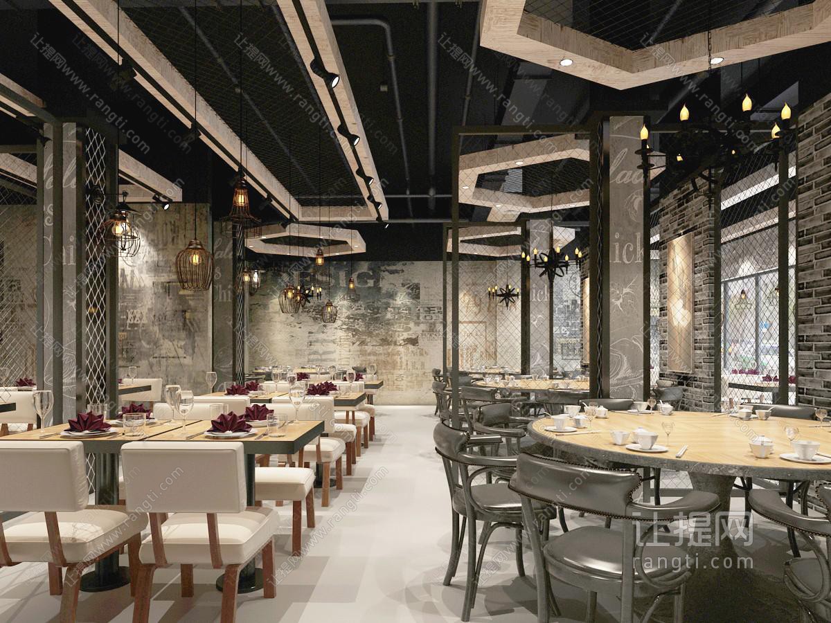 工业风餐馆饭店