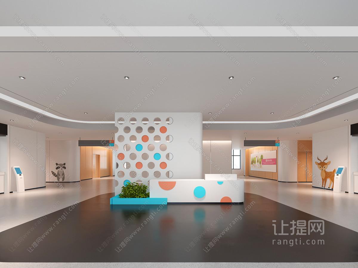 现代大厅接待前台
