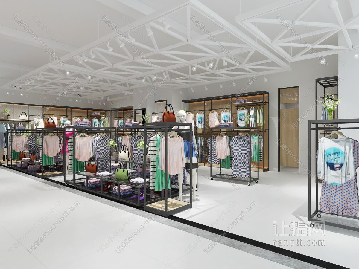 工业风服装店