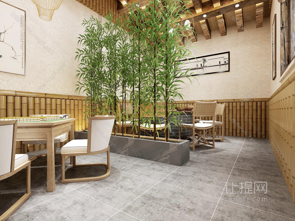 新中式酒店包厢包间