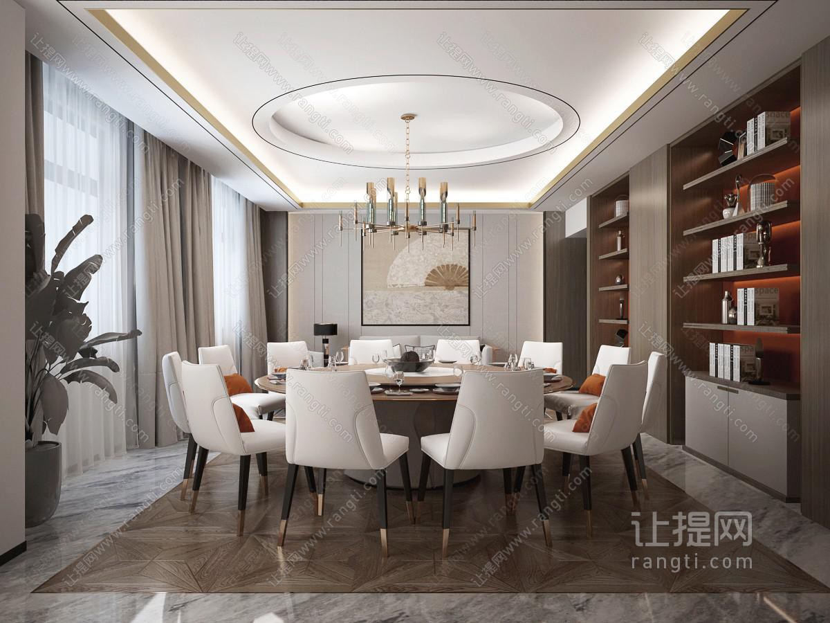 新中式酒店包厢包间