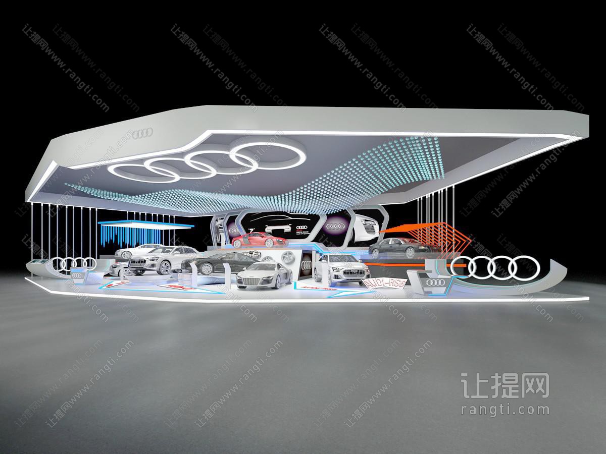 后现代汽车展厅展览
