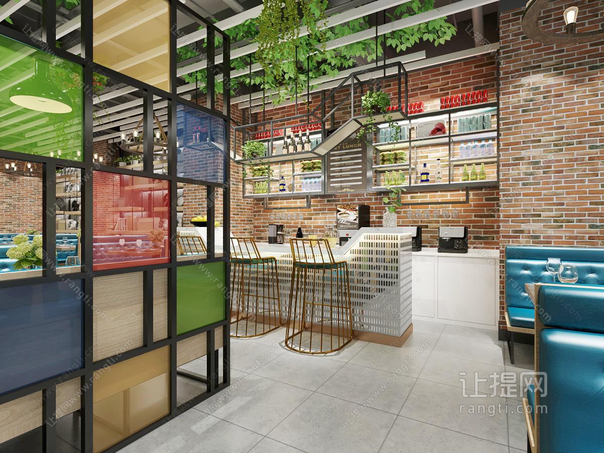 北欧奶茶店饮品店
