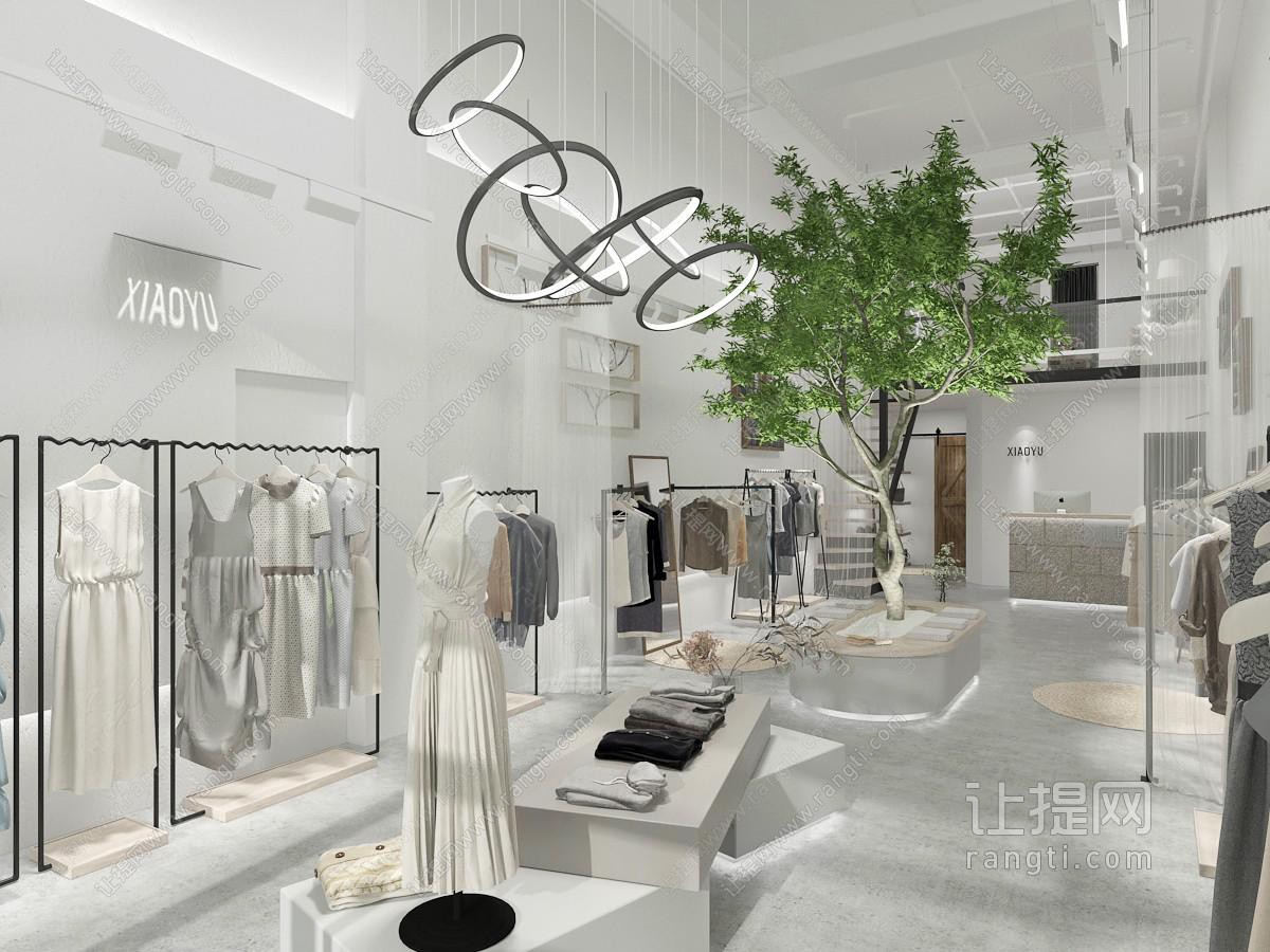 现代女装服装店