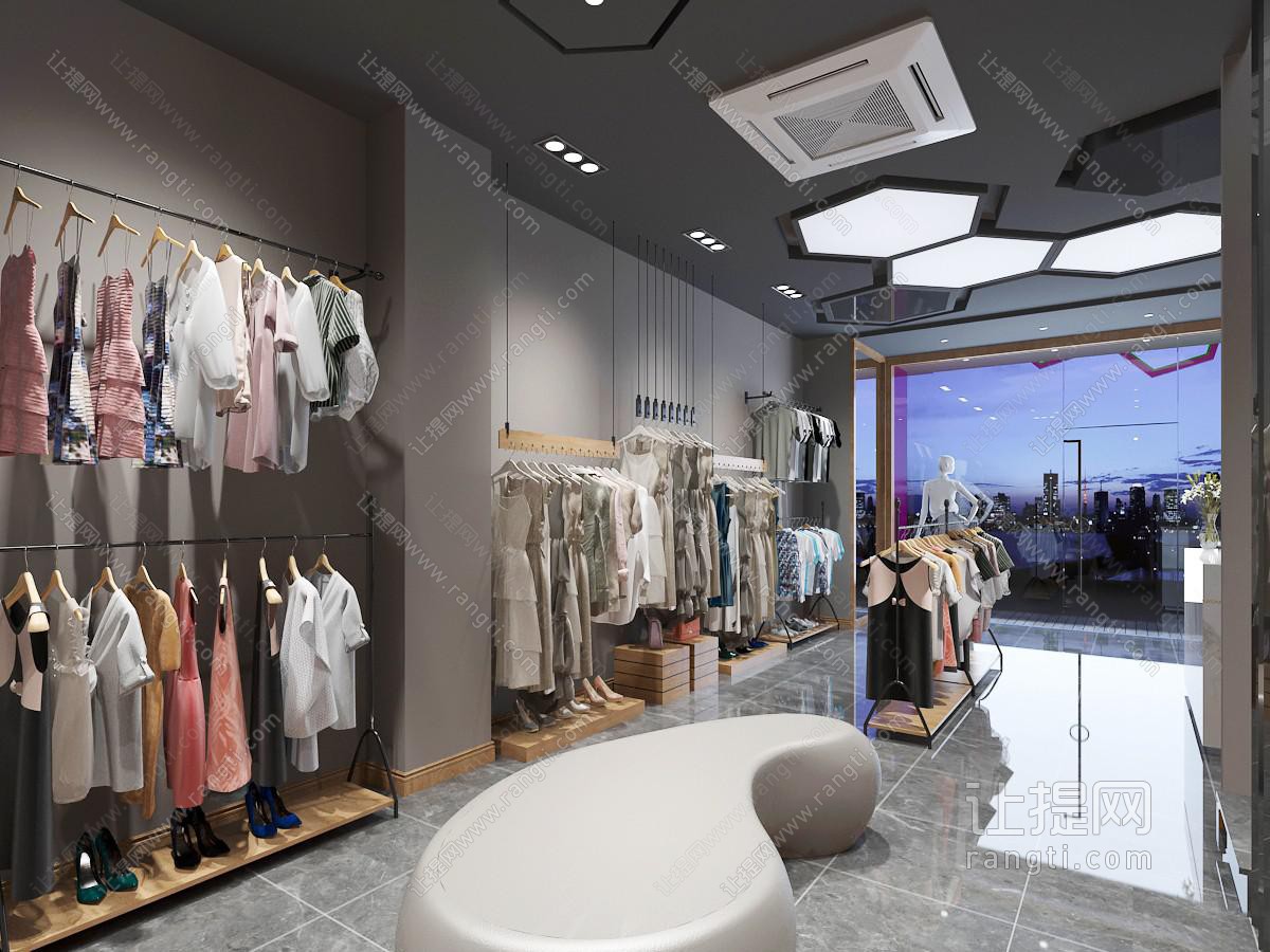 后现代童装女装服装鞋帽店