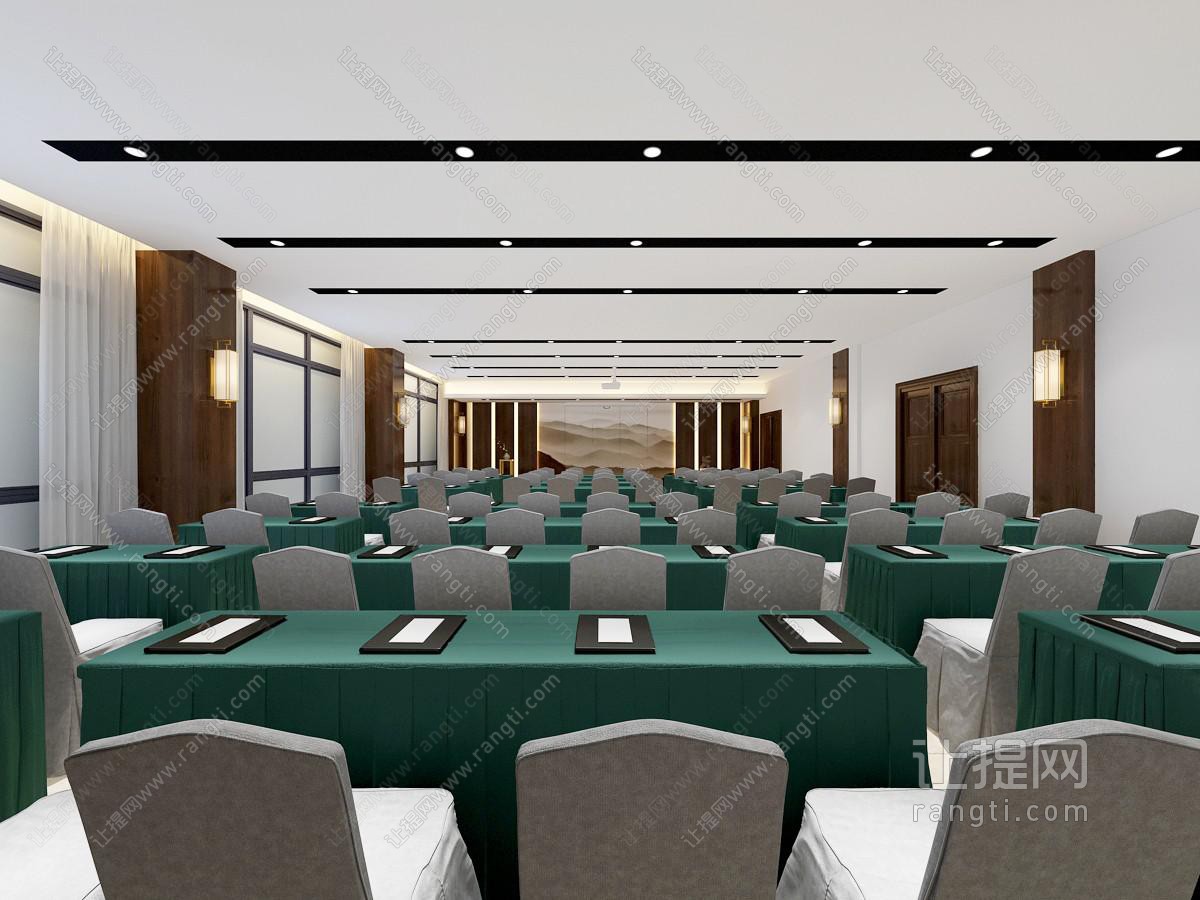 新中式会议室报告厅