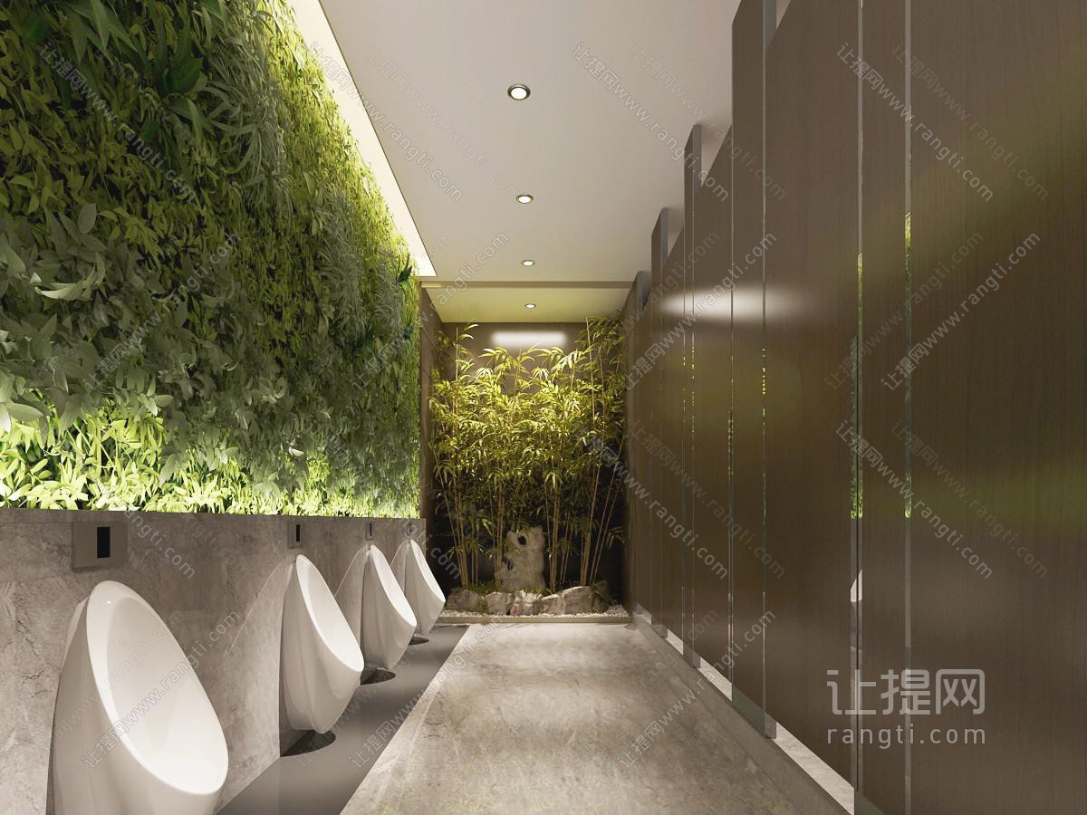 新中式公共卫生间