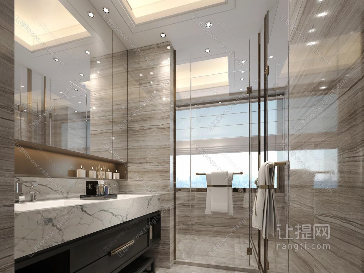 现代卫生间洗手间