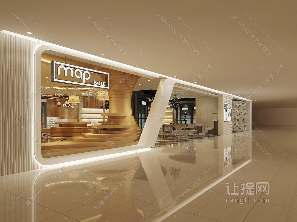 现代专卖店门头