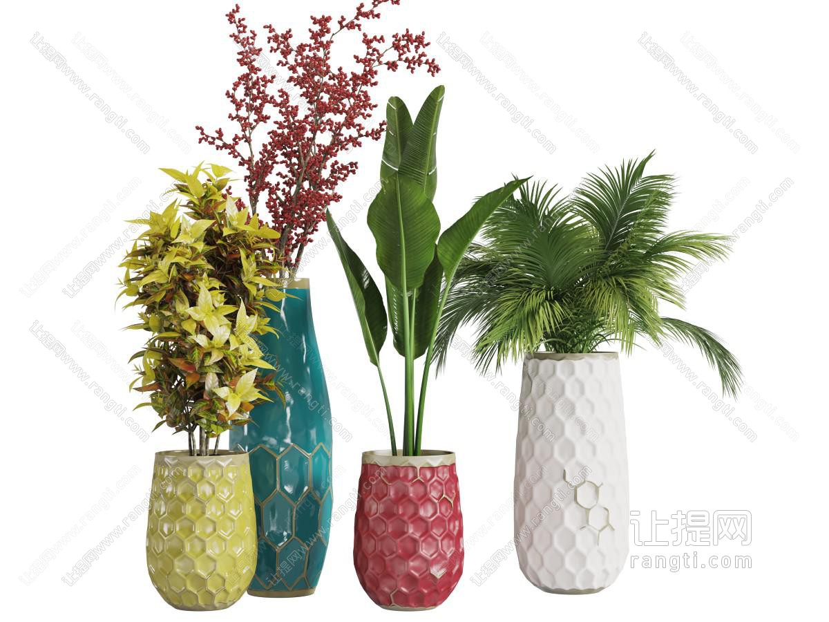 陶瓷花瓶花卉