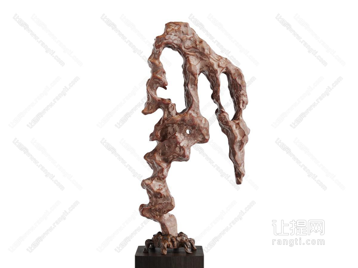 中式假山玄关景观小品