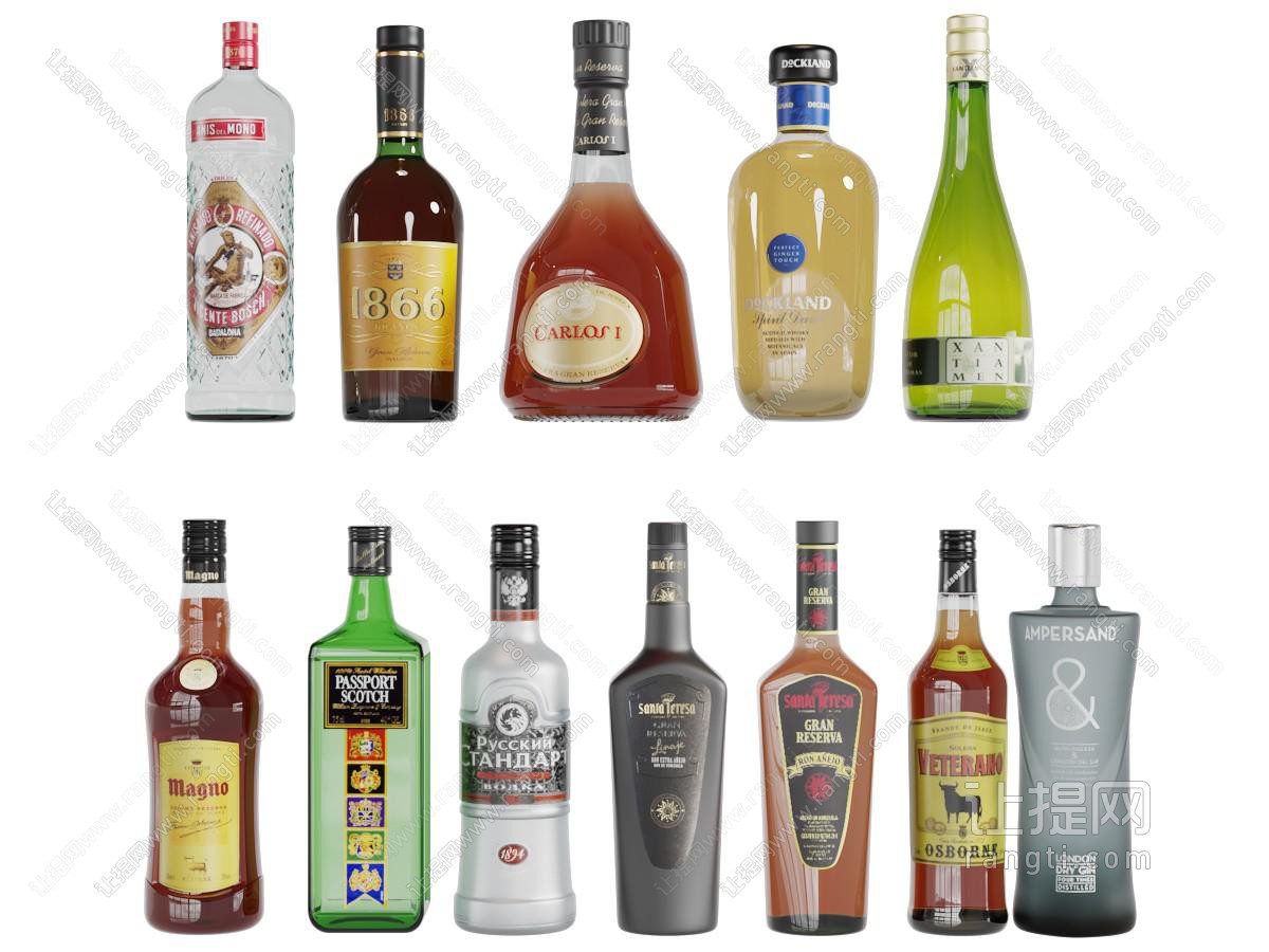 现代红酒瓶