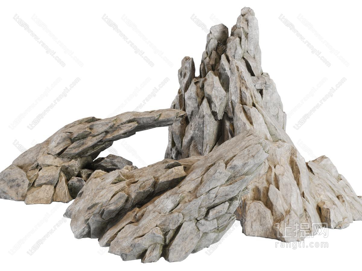 中式假山石头
