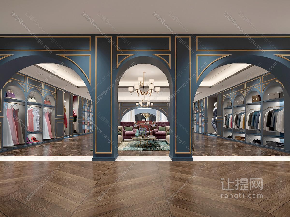 美式女装服装店