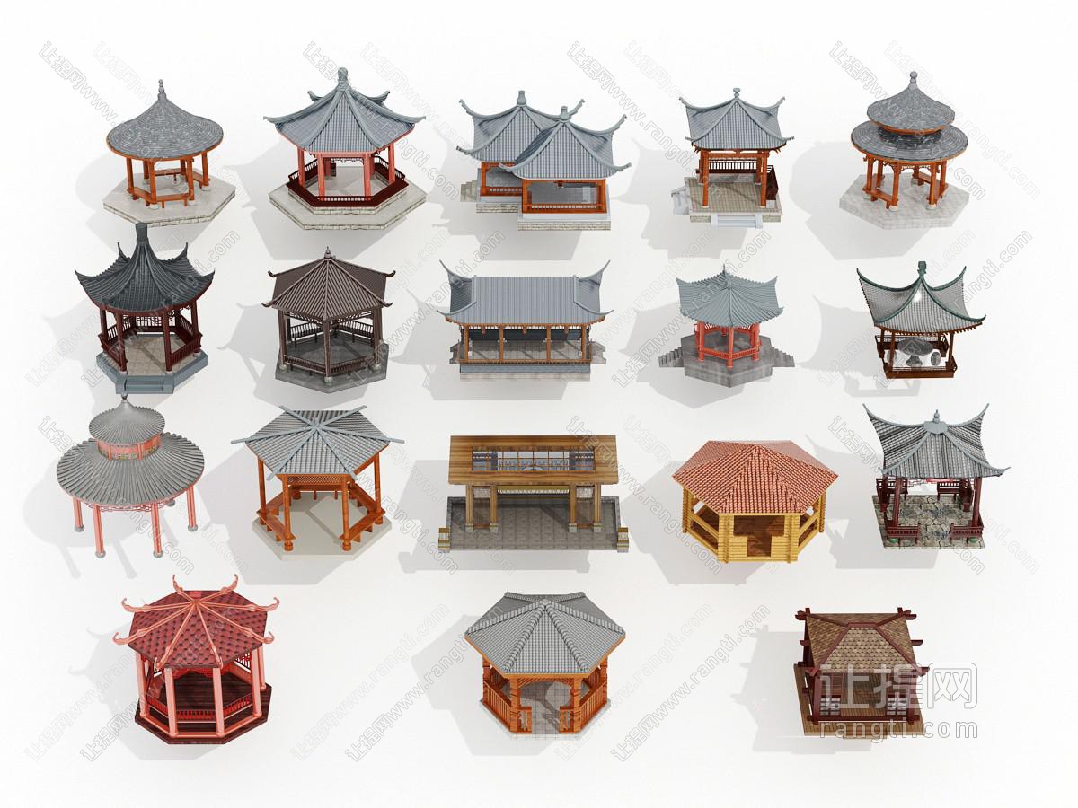 中式古建亭子