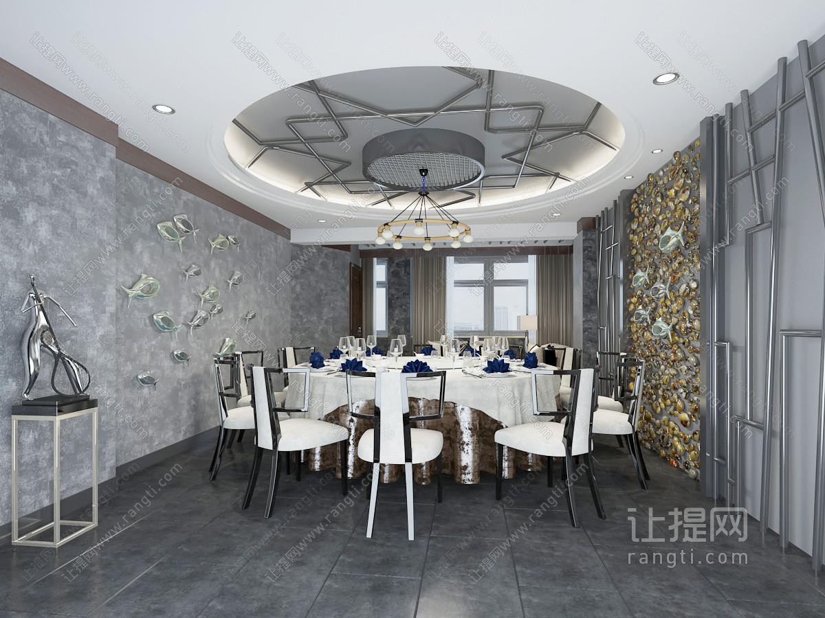 新中式酒店包厢包间