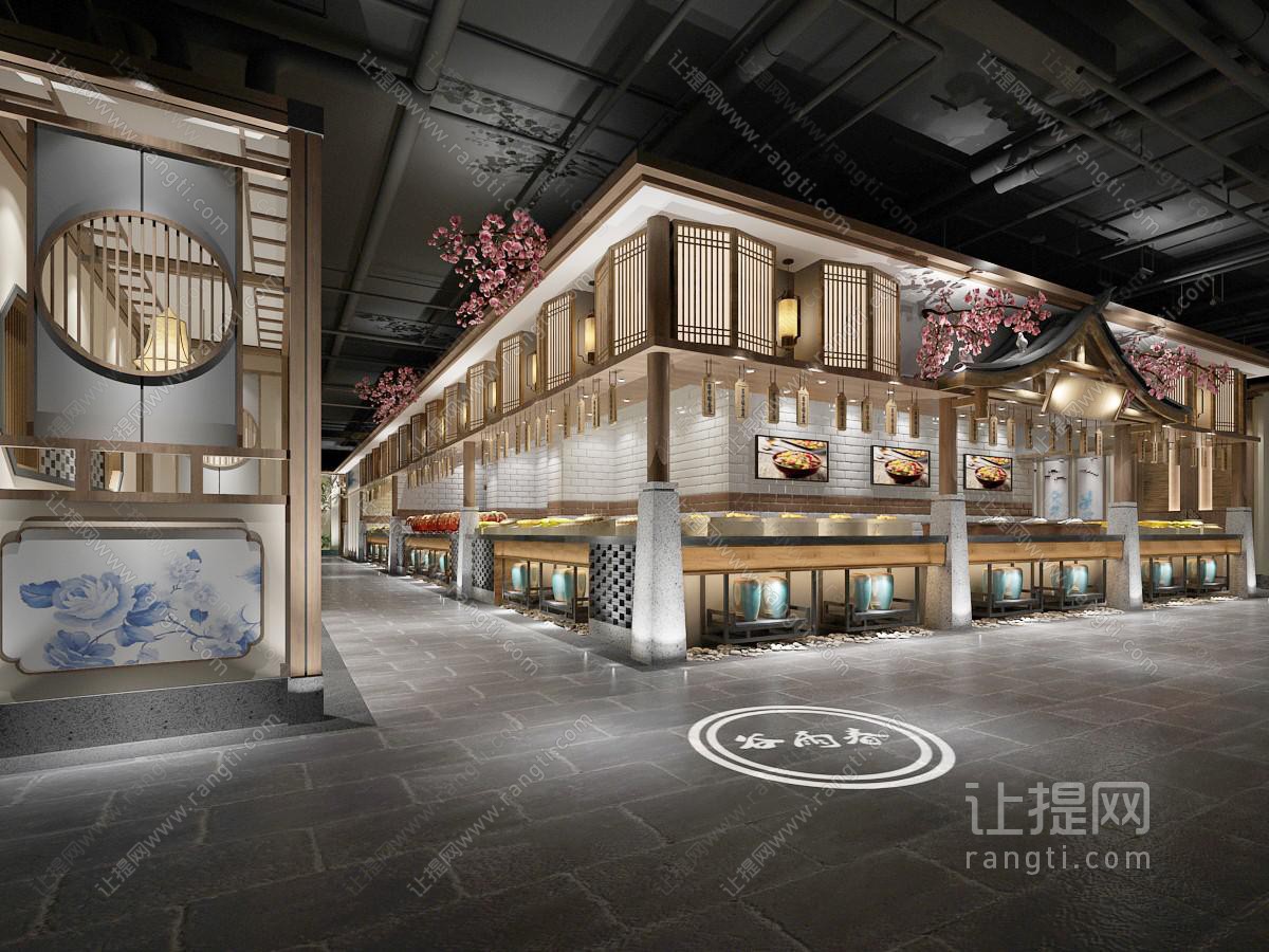 新中式饭店餐馆