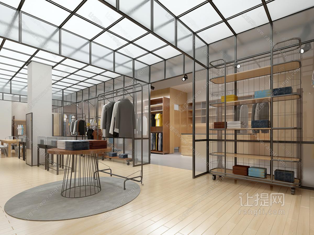 工业风服装店
