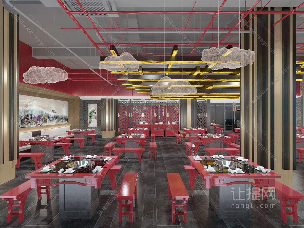 中式饭店餐馆火锅店