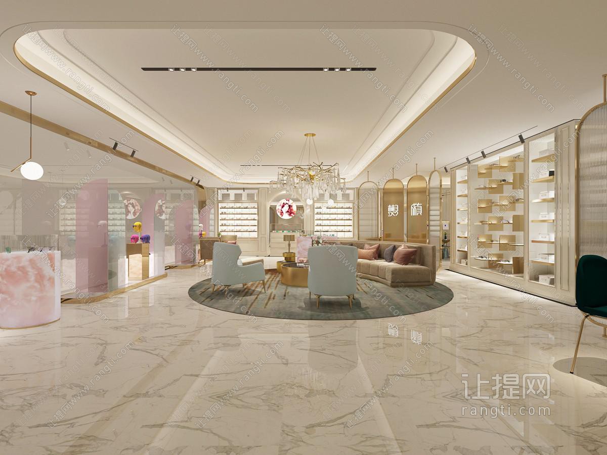 现代轻奢眼镜店