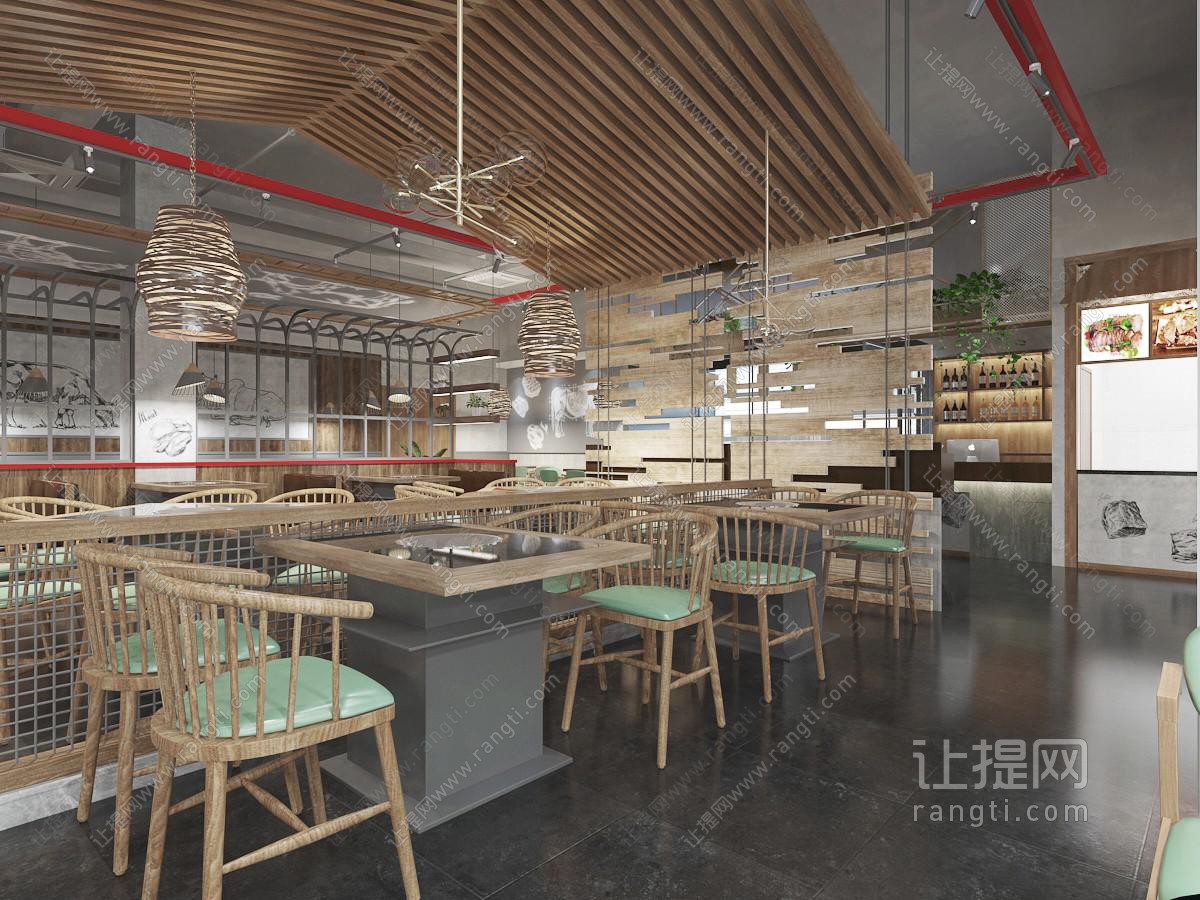 新中式饭店餐馆火锅店