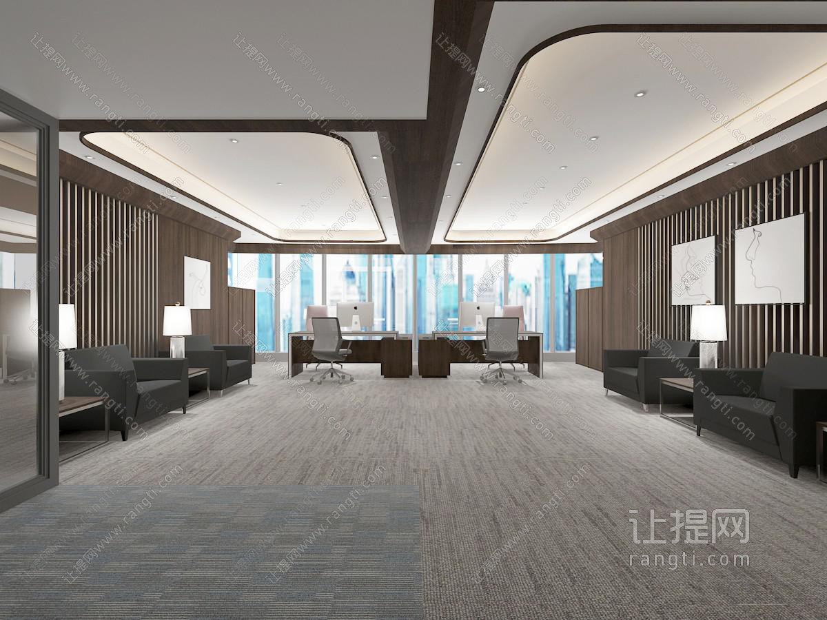 后现代董事长总经理办公室