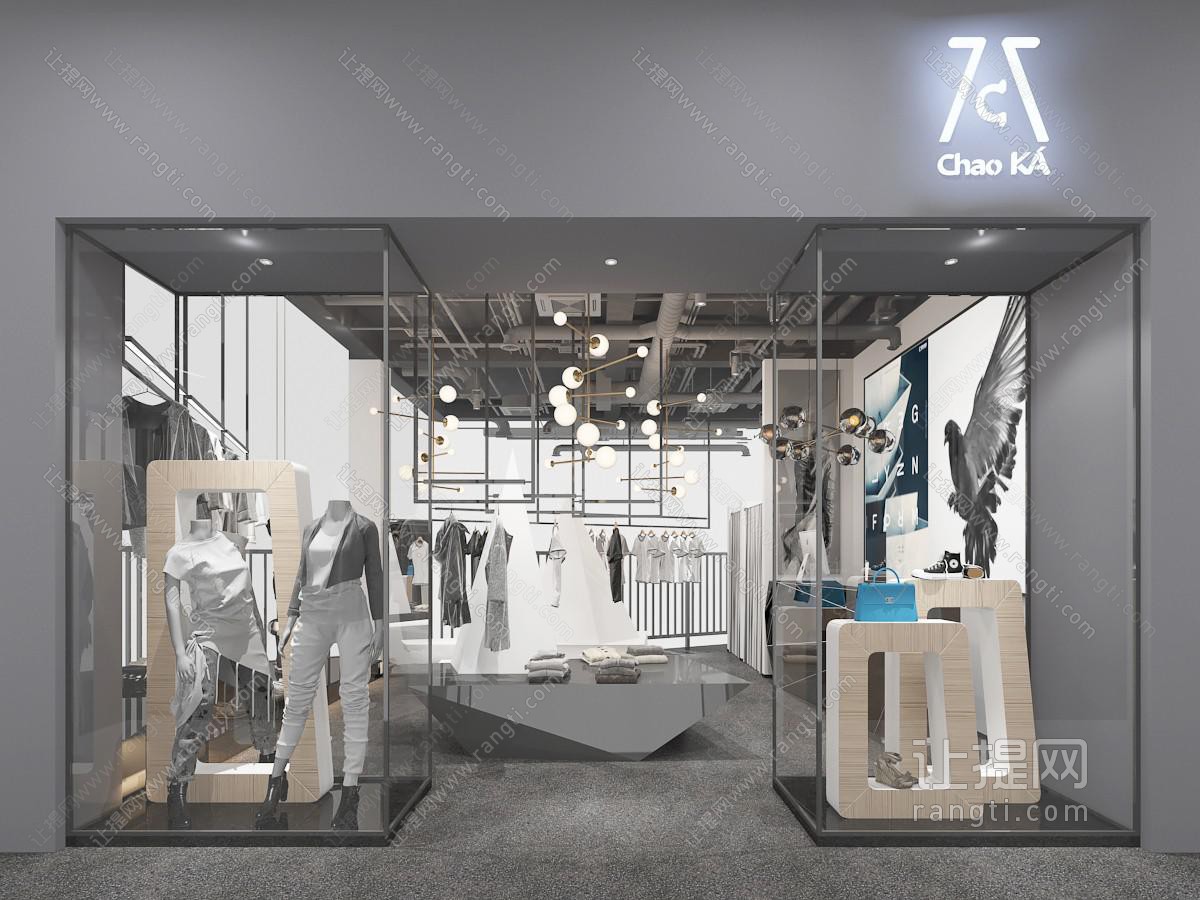 工业风服装店