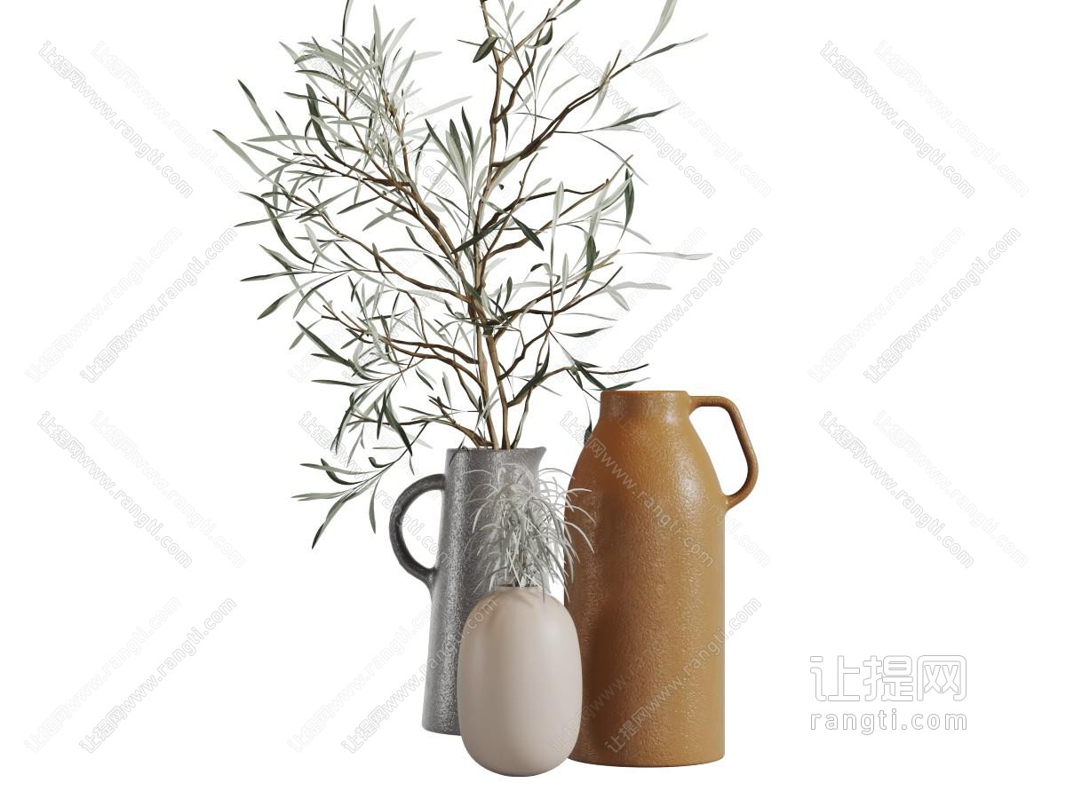 陶瓷花瓶花卉摆件