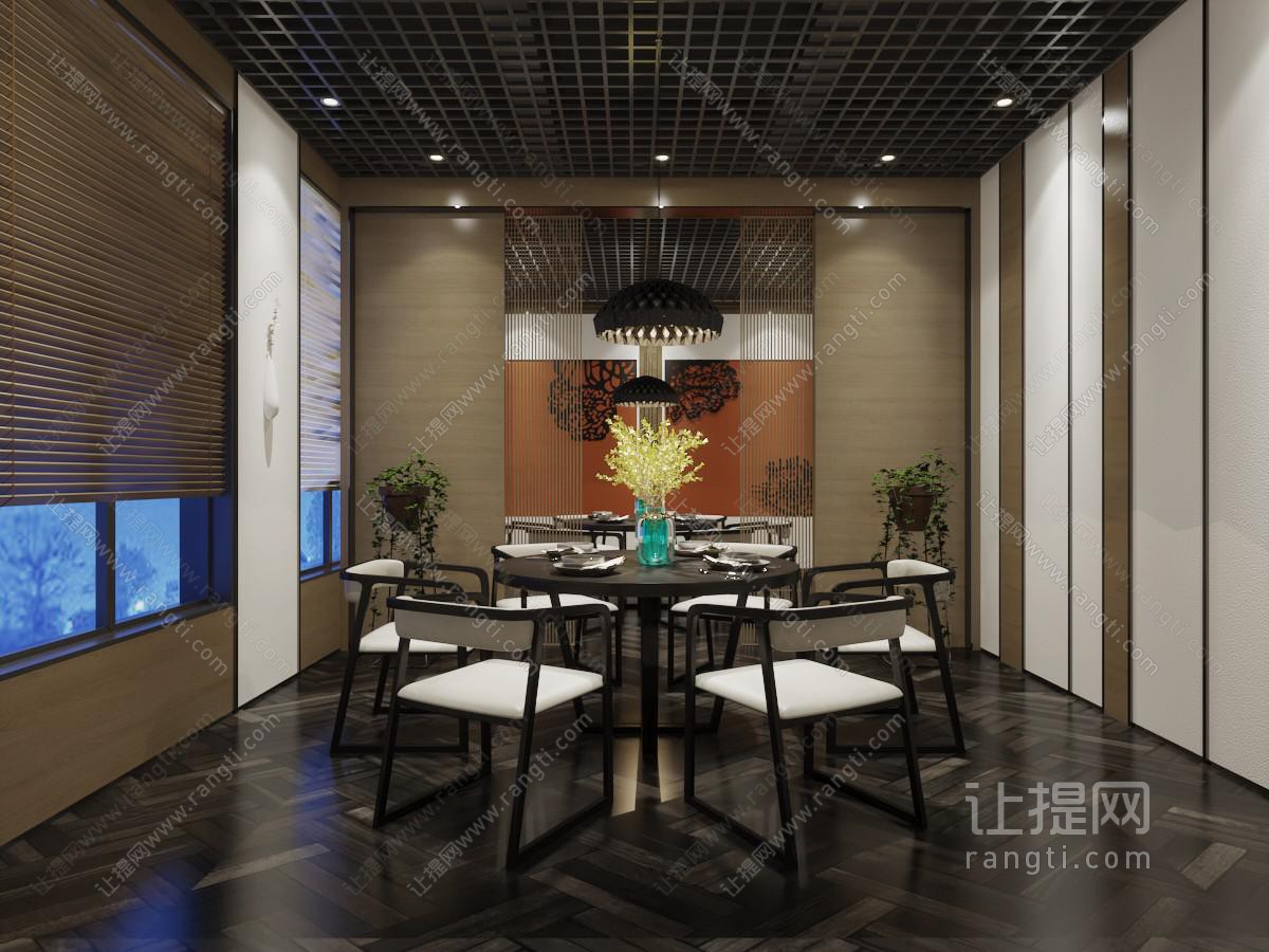 新中式酒店包厢包间