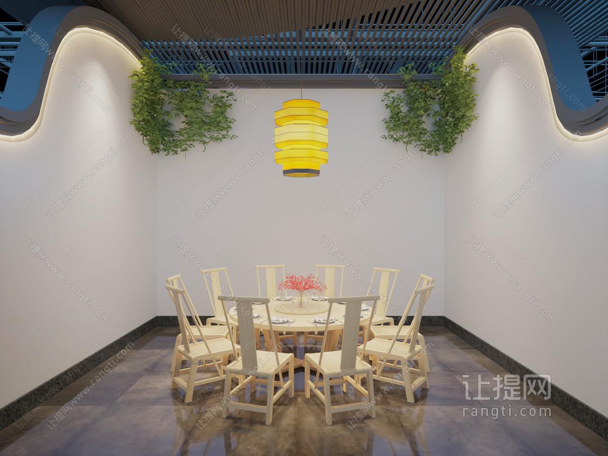 中式酒店包厢包间
