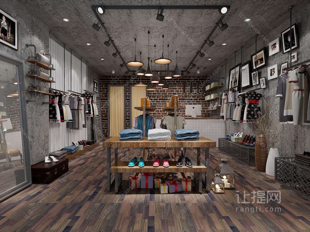 工业风服装专卖店