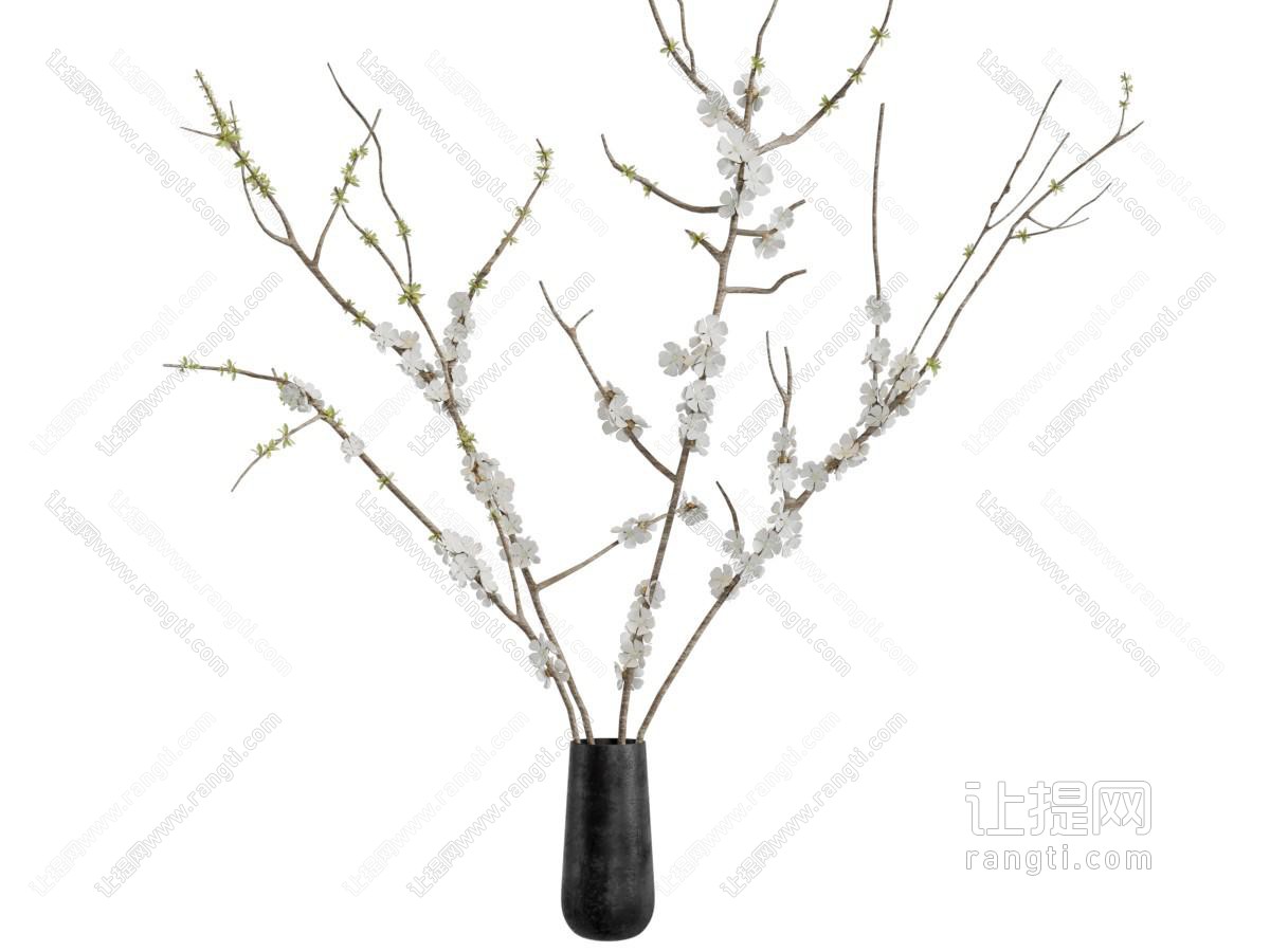 陶瓷花瓶花卉