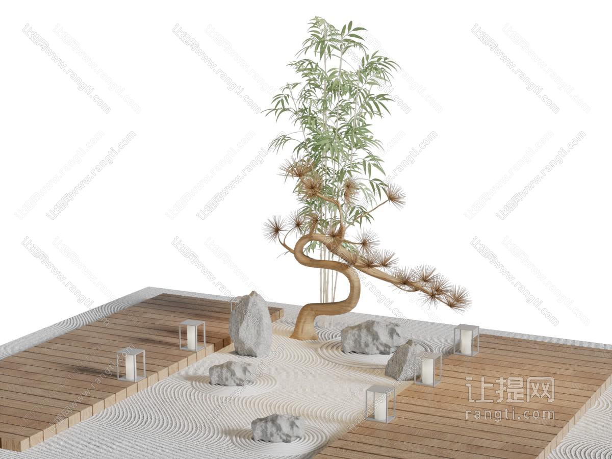 中式园艺小品