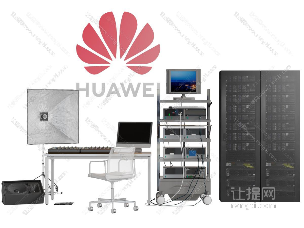 电脑桌调音台网络机柜