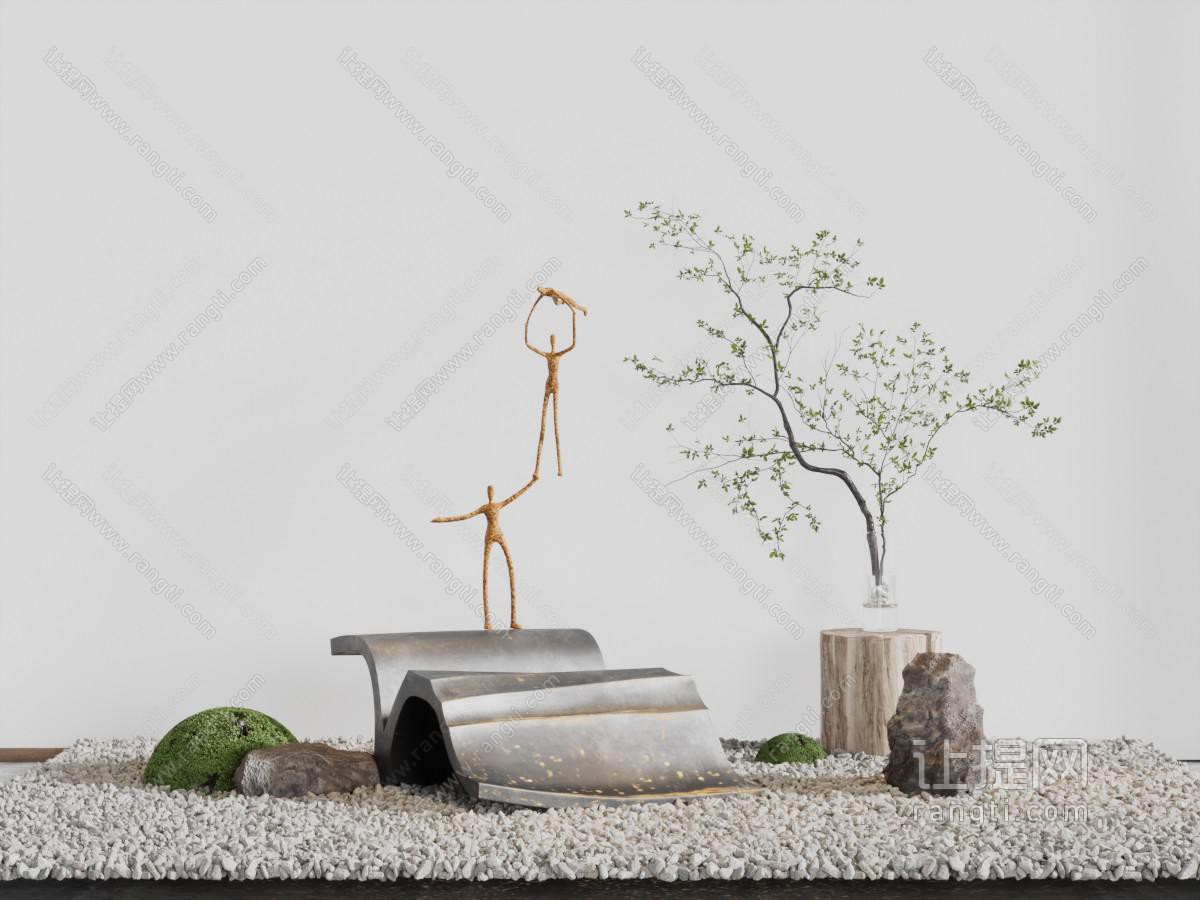 新中式景观园艺小品