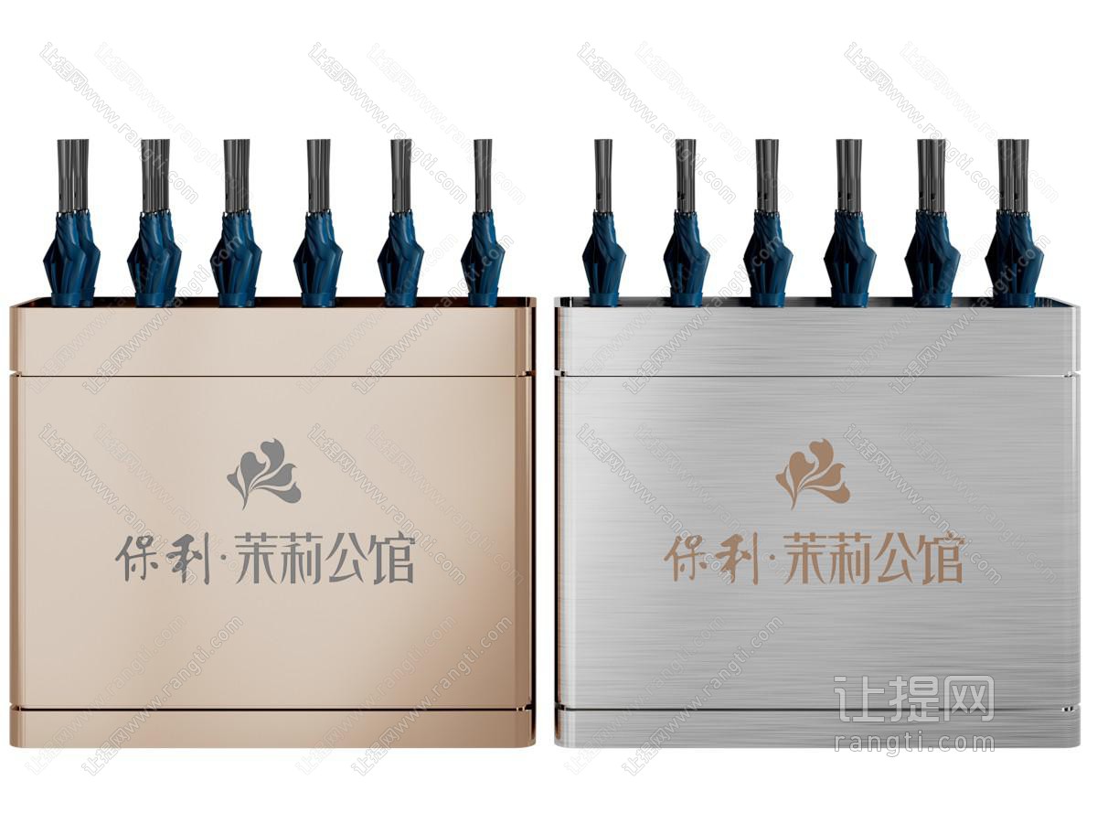 现代轻奢前台接待台