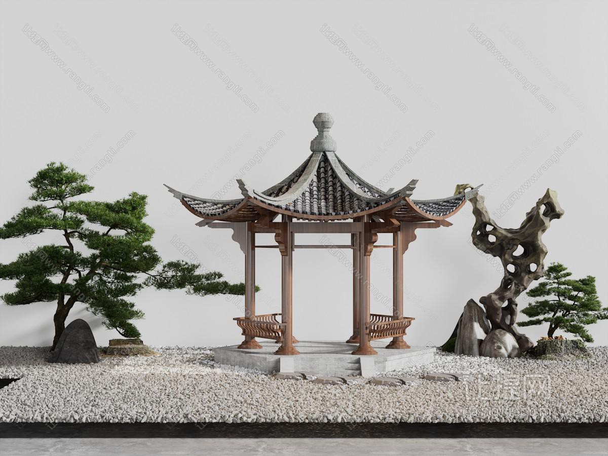 中式景观园艺小品