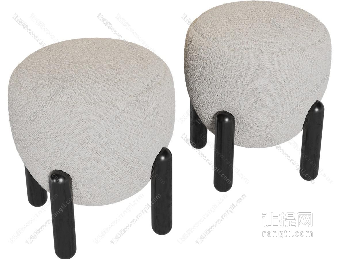 现代圆凳子