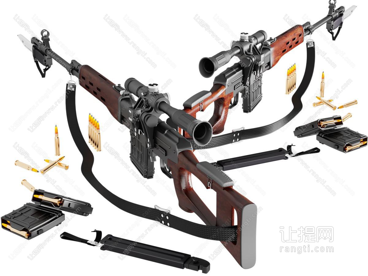 现代机关枪武器