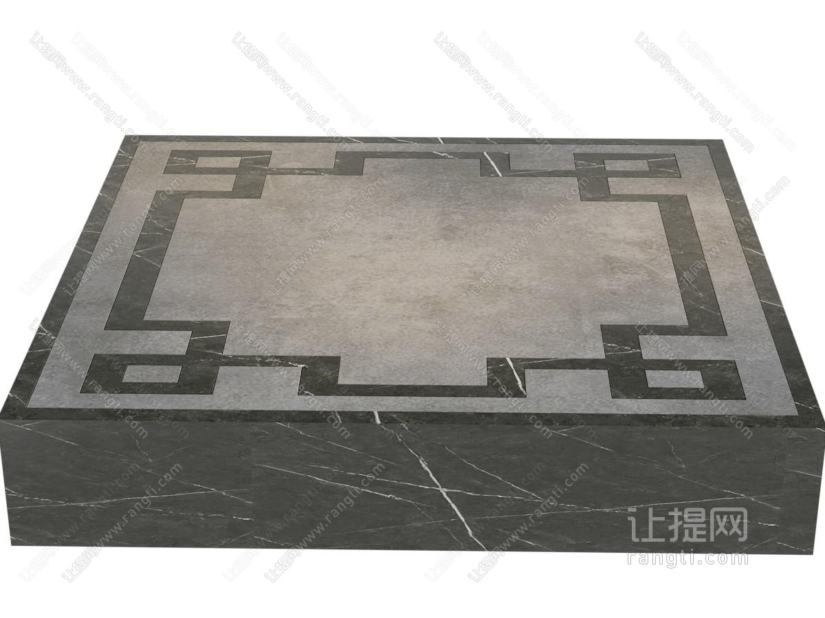 新中式地面拼花
