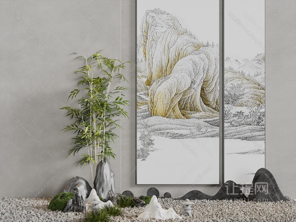 中式庭院景观园艺小品