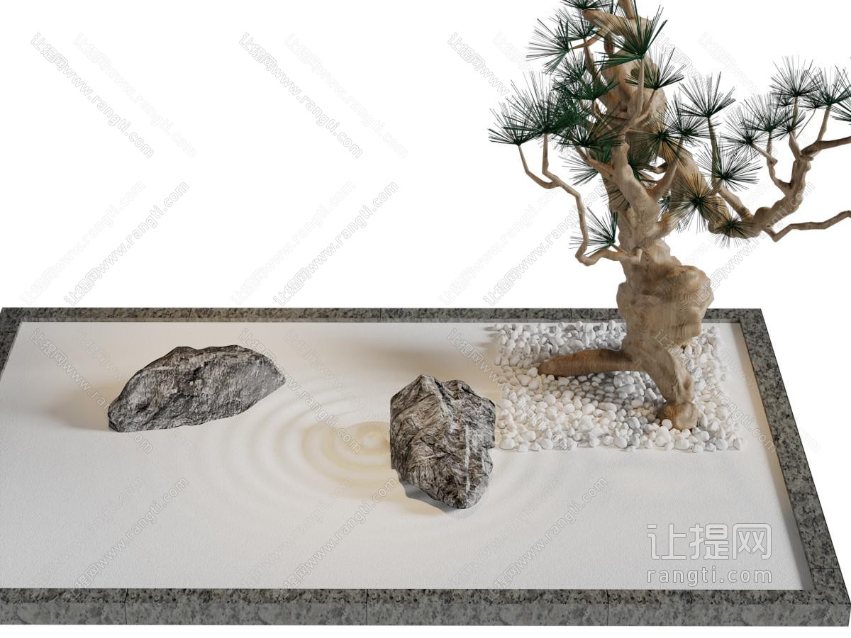 新中式庭院景观园艺小品