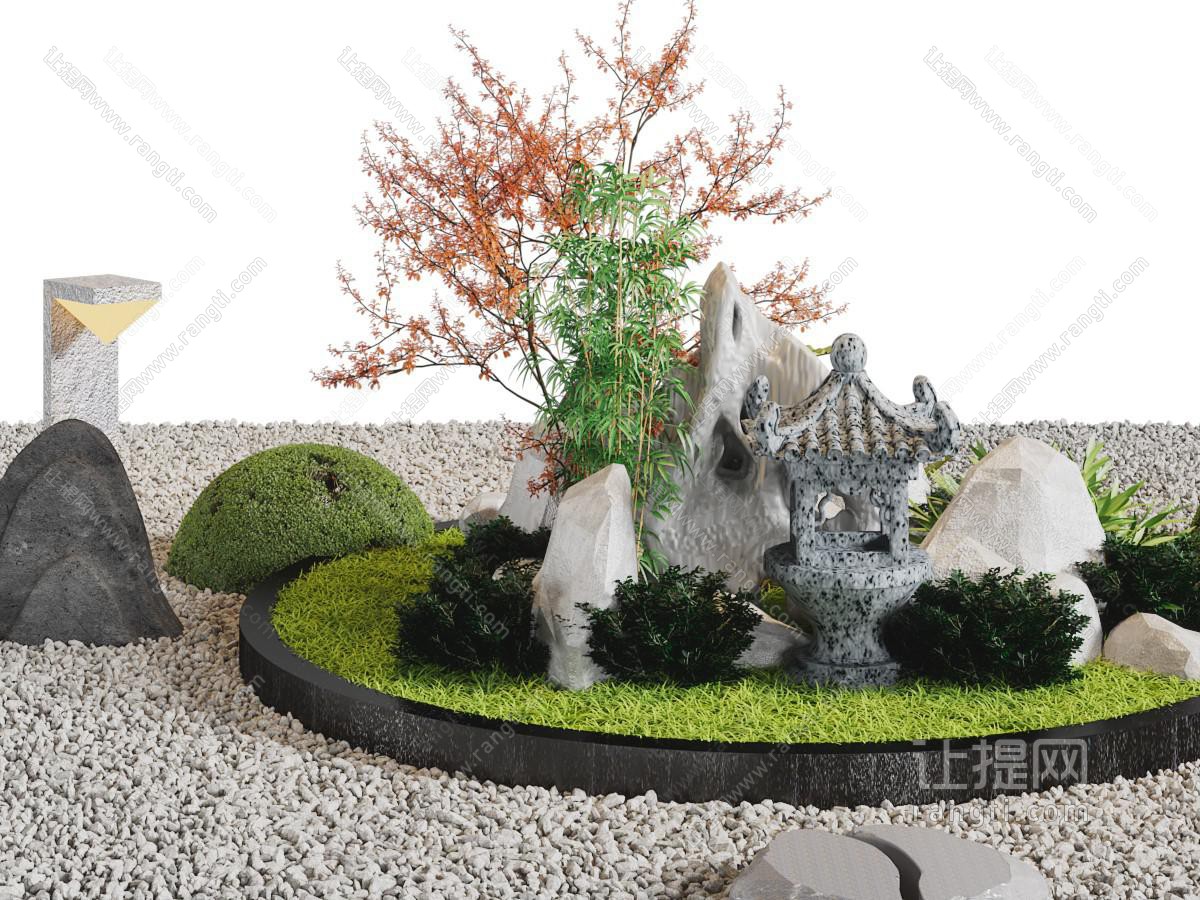 中式庭院景观园艺小品