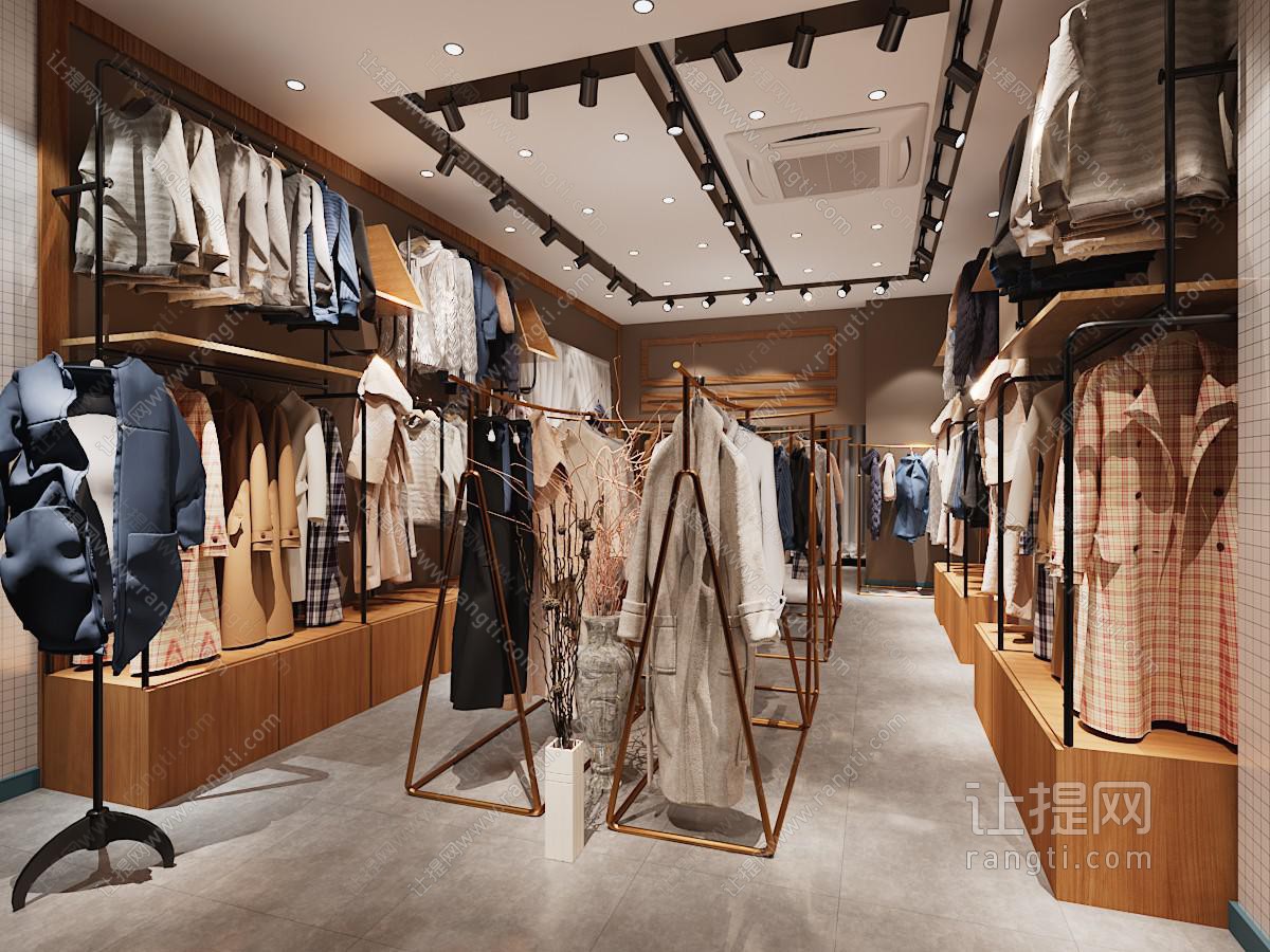 现代服装专卖店