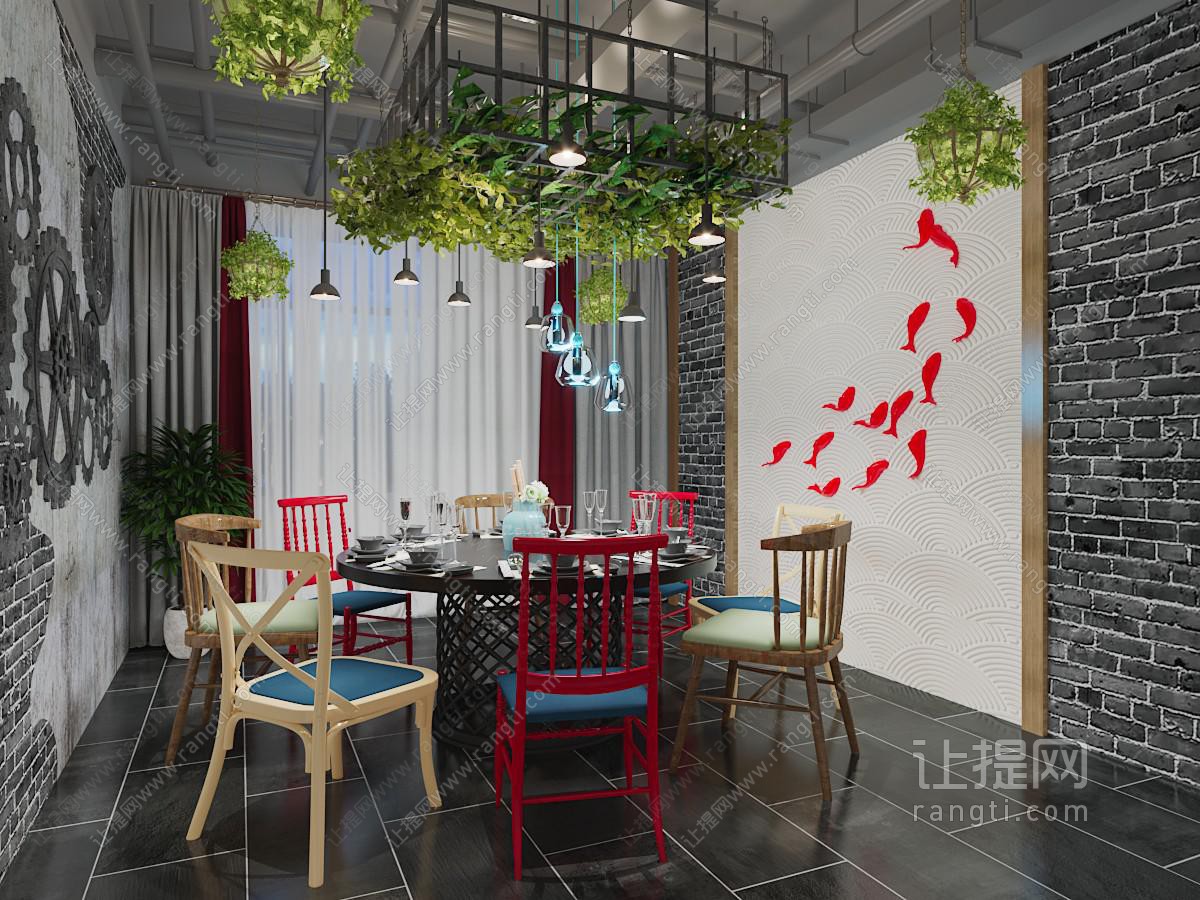 工业风loft包间包厢
