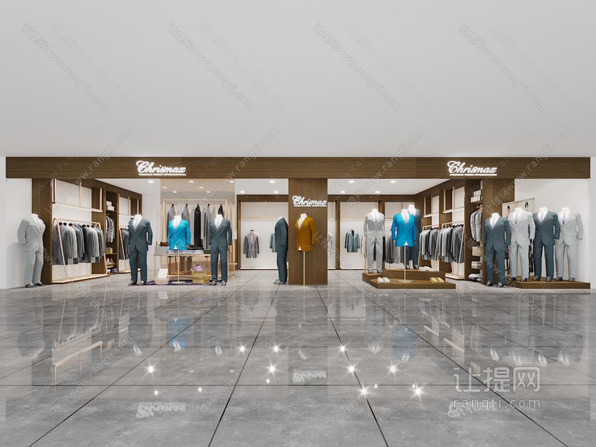 现代服装店门头